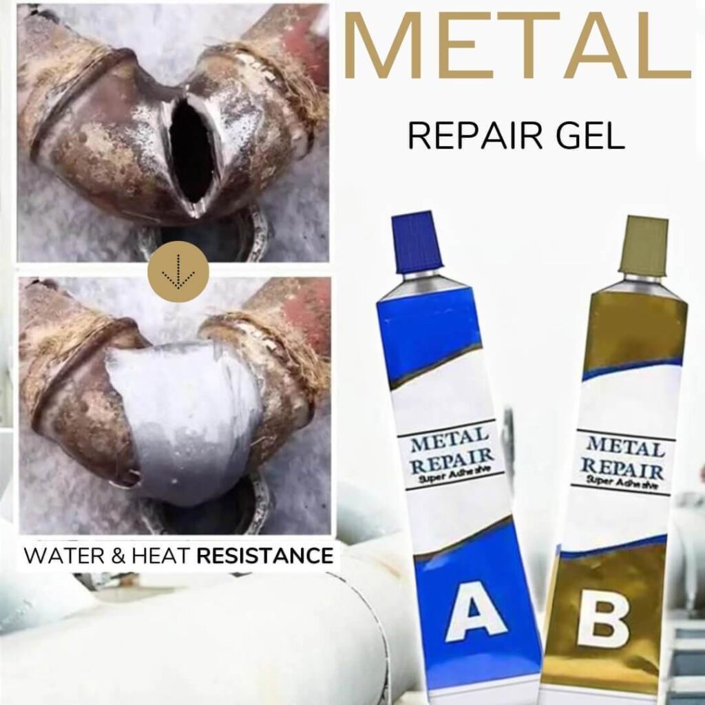 Industrial Heatresistant Cold Welding Metal Repair Paste, Glue 